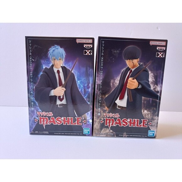 Bandai Namco Other - Mashle Magic And Muscles Manga Action Figure Set Of 2